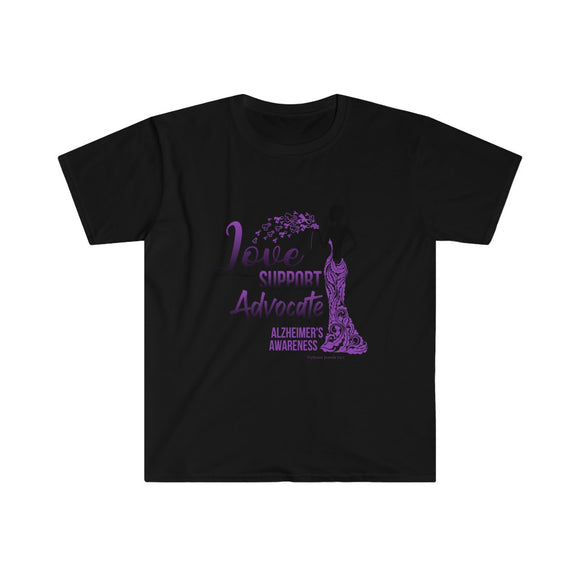 Alzheimer’s Awareness - Love Is - Unisex Softstyle T-Shirt