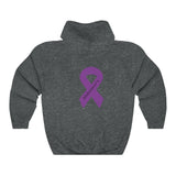 Alzheimer’s Awareness - Forget Me Not - Unisex Heavy Blend™ Hooded Sweatshirt