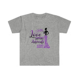 Alzheimer’s Awareness - Love Is - Unisex Softstyle T-Shirt