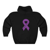 Alzheimer’s Awareness - Warrior - Unisex Heavy Blend™ Hooded Sweatshirt