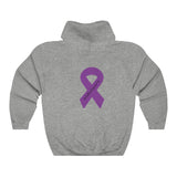 Alzheimer’s Awareness - Warrior - Unisex Heavy Blend™ Hooded Sweatshirt