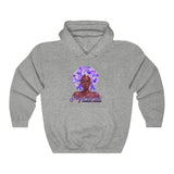 Alzheimer’s Awareness - Forget Me Not - Unisex Heavy Blend™ Hooded Sweatshirt