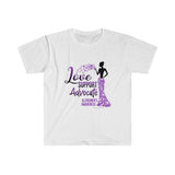 Alzheimer’s Awareness - Love Is - Unisex Softstyle T-Shirt