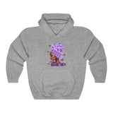 Alzheimer’s Awareness - Warrior - Unisex Heavy Blend™ Hooded Sweatshirt